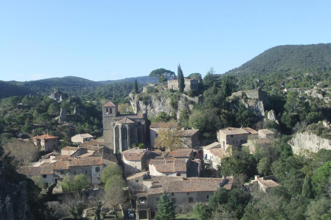 Chambre Studio Verparadis Mourèze Exteriér fotografie